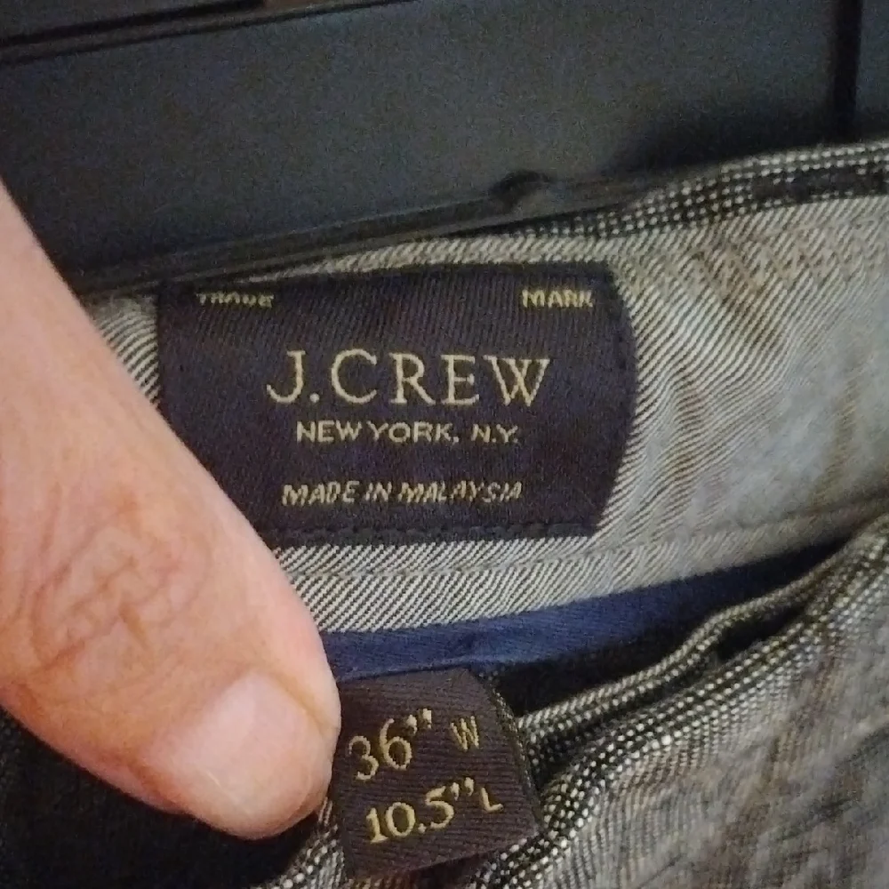 J. Crew Black Flat Front 100% Linen Shorts Versatile Style